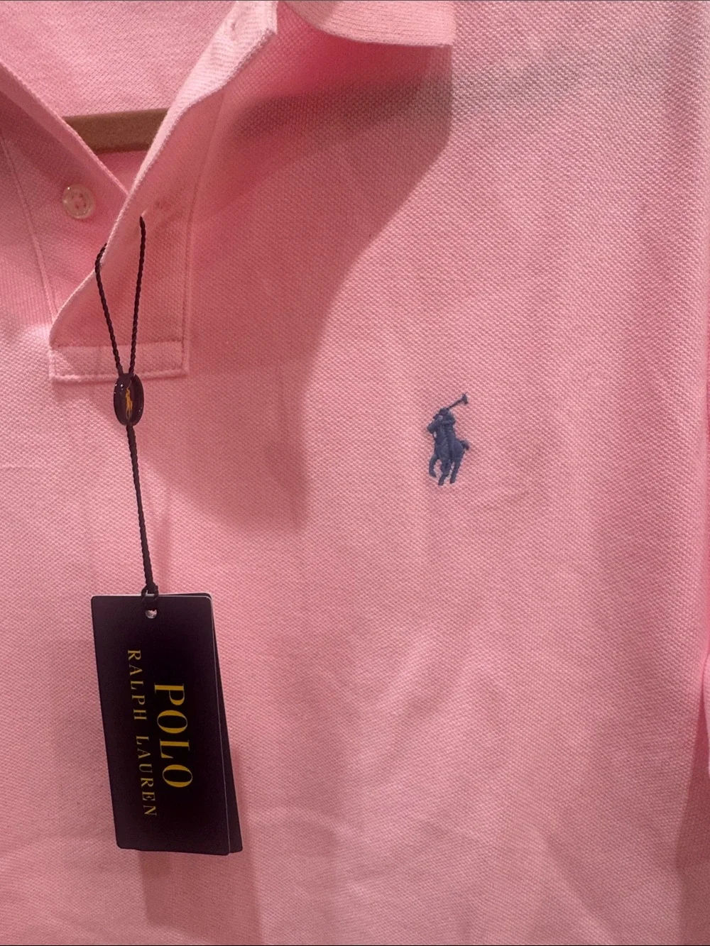 Polo by Ralph Lauren Men's Pink Classic Pique Polo Shirt